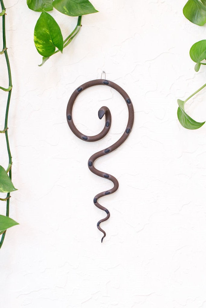 Medium Ceramic Wall Snake