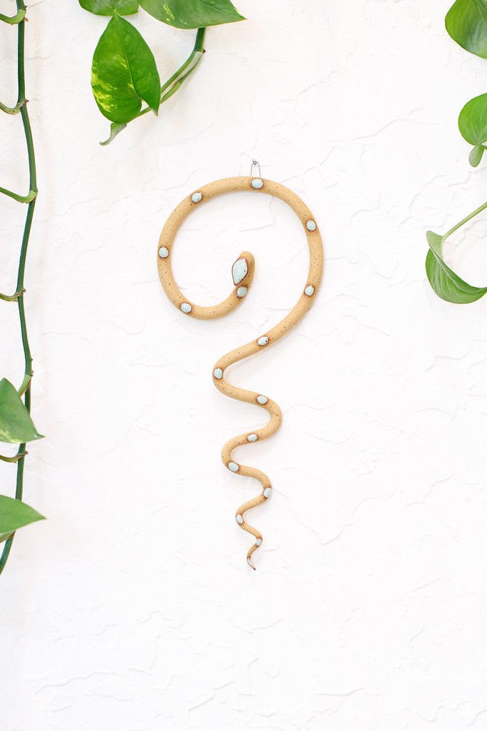 Medium Ceramic Wall Snake