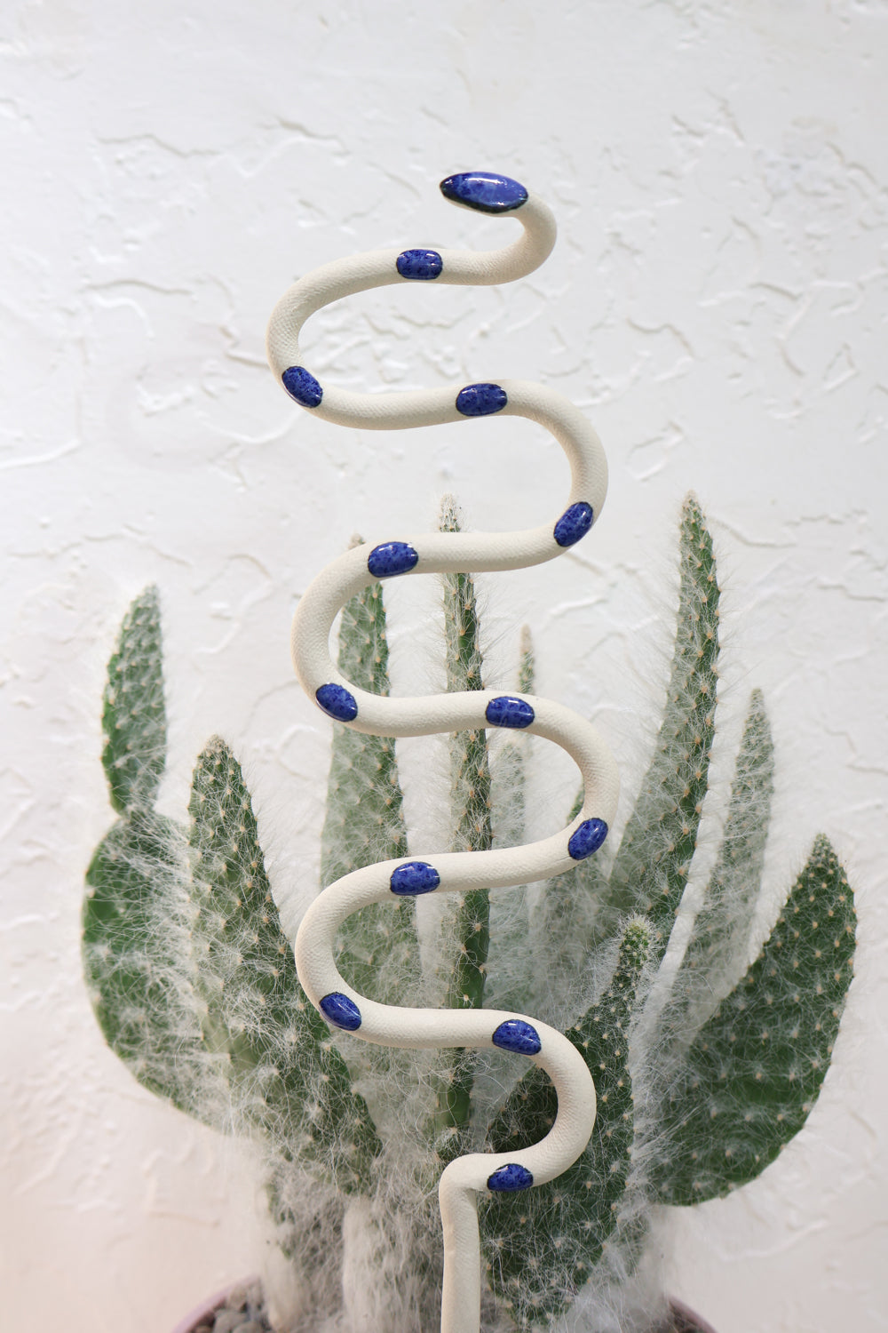 Ceramic Plant Snake Stake