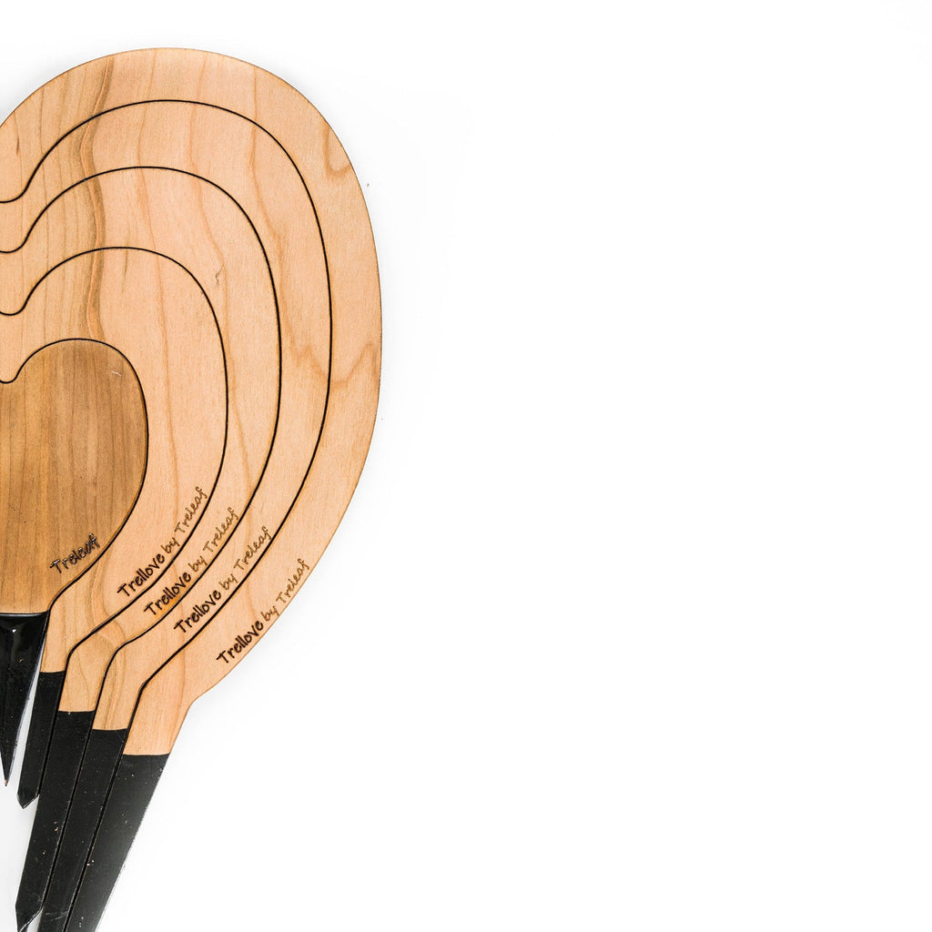 Trellove - Plant trellis inspired by Hoya Kerrii - 4 nested heart-shaped trellises + heart label